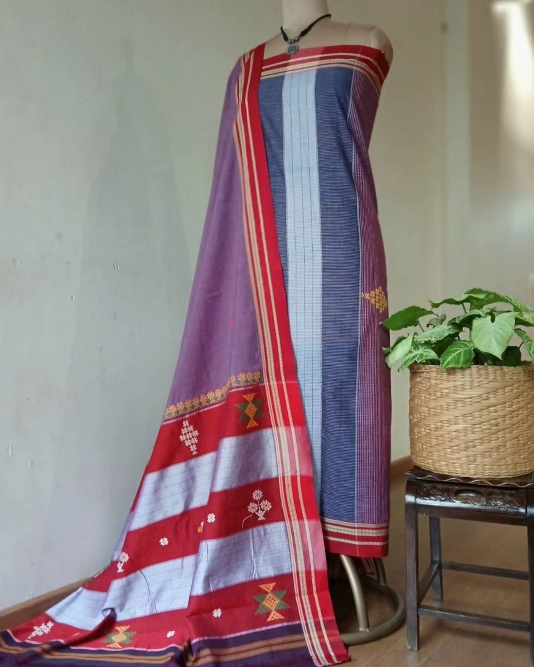 Kasuti Embroidered Saree – (KEDS0004) - Image 6