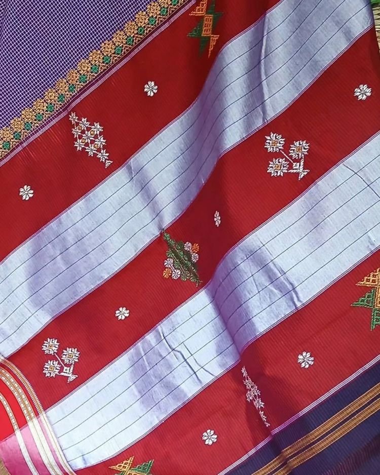 Kasuti Embroidered Saree – (KEDS0004) - Image 8