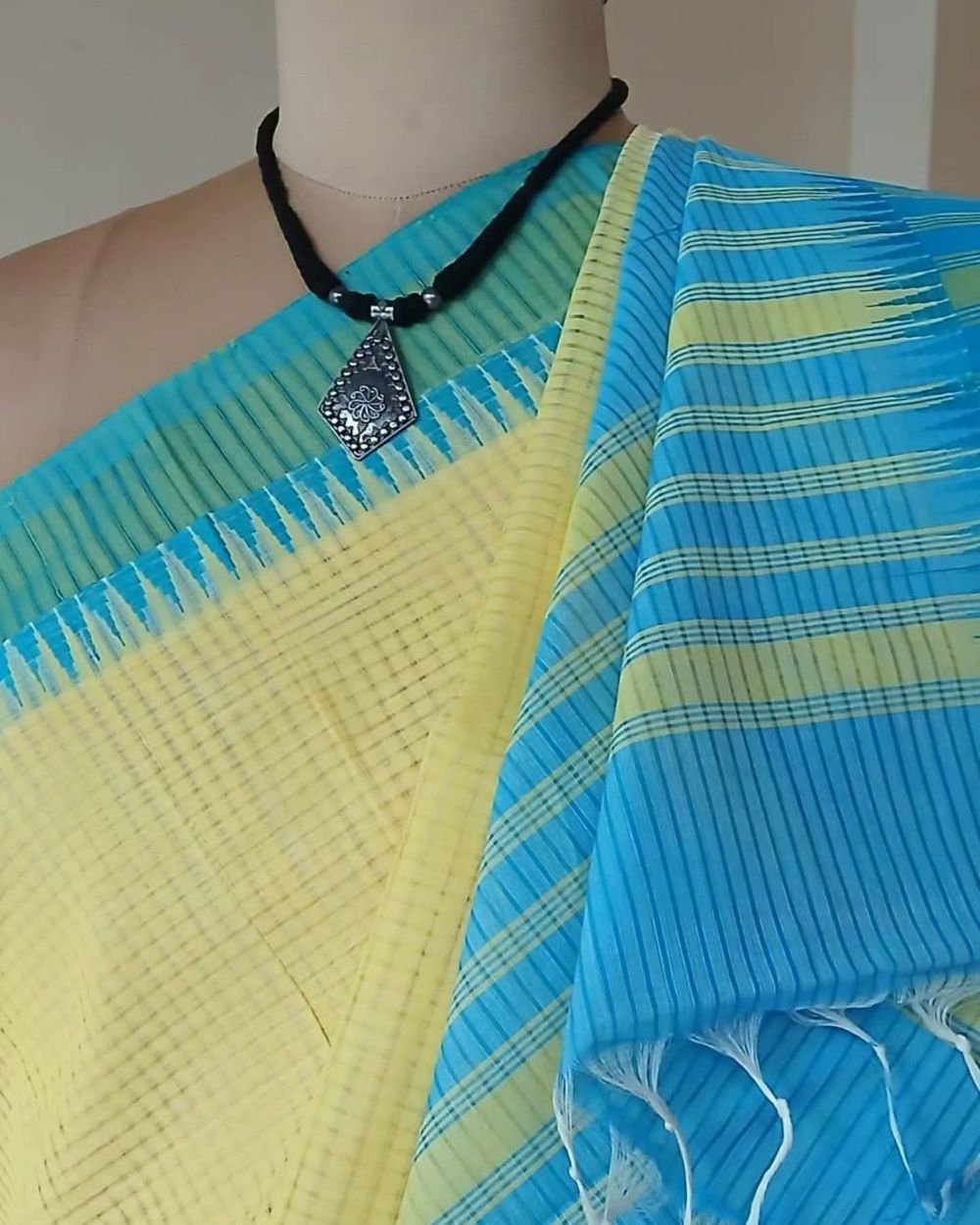 Mangalagiri Handweave Cotton Saree - (MHCS0011) - Image 3