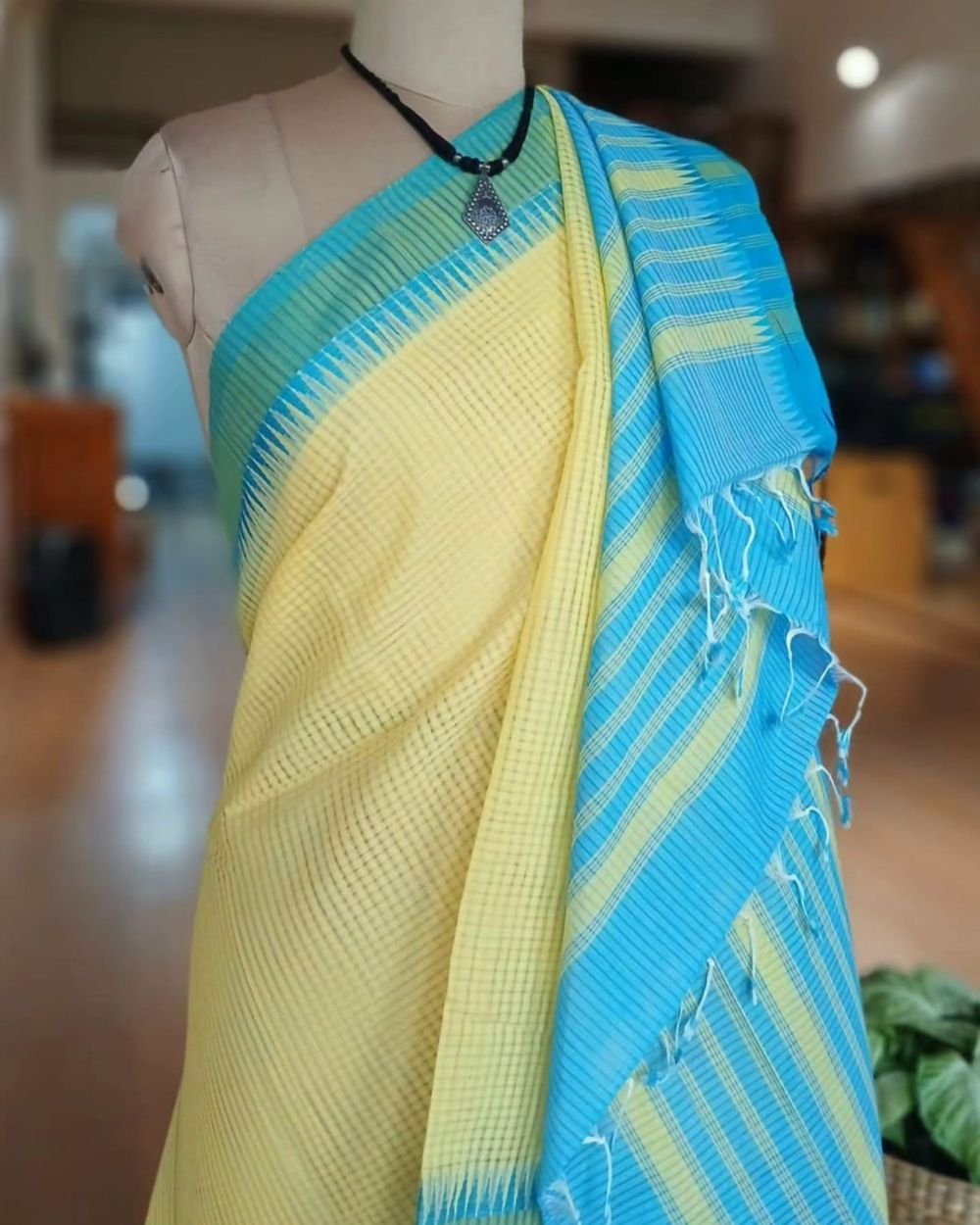 Mangalagiri Handweave Cotton Saree - (MHCS0011) - Image 5