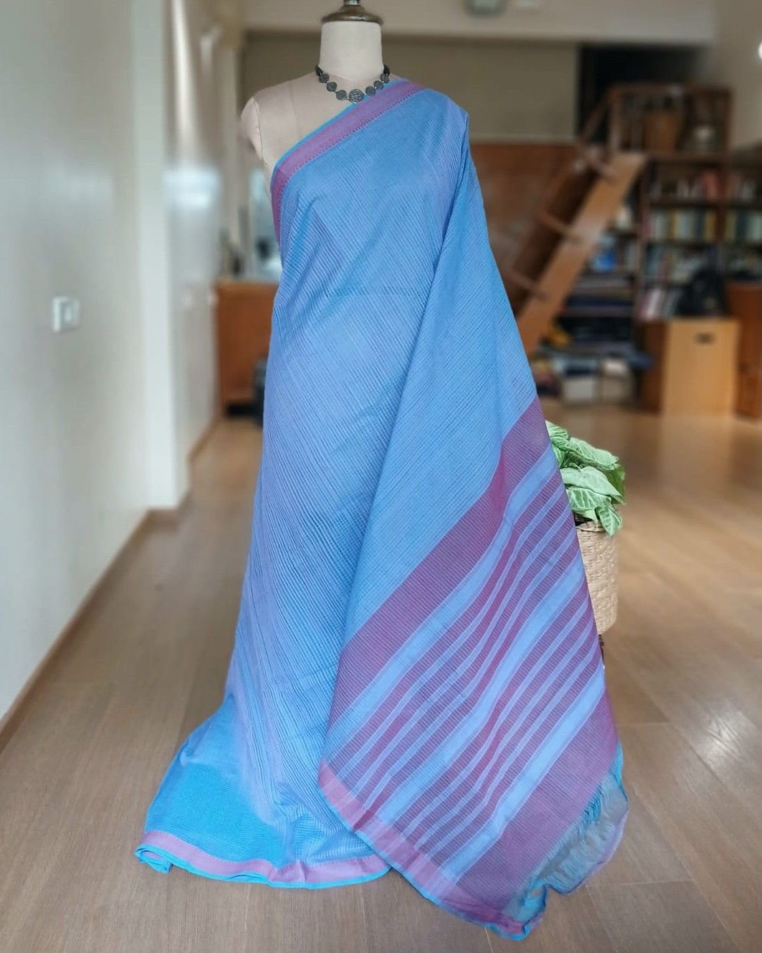 Mangalagiri Handweave Cotton Saree - (MHCS0021) - Image 2