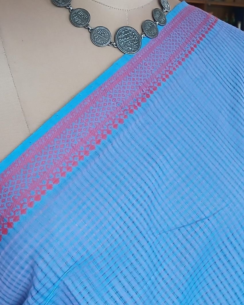 Mangalagiri Handweave Cotton Saree - (MHCS0021) - Image 4