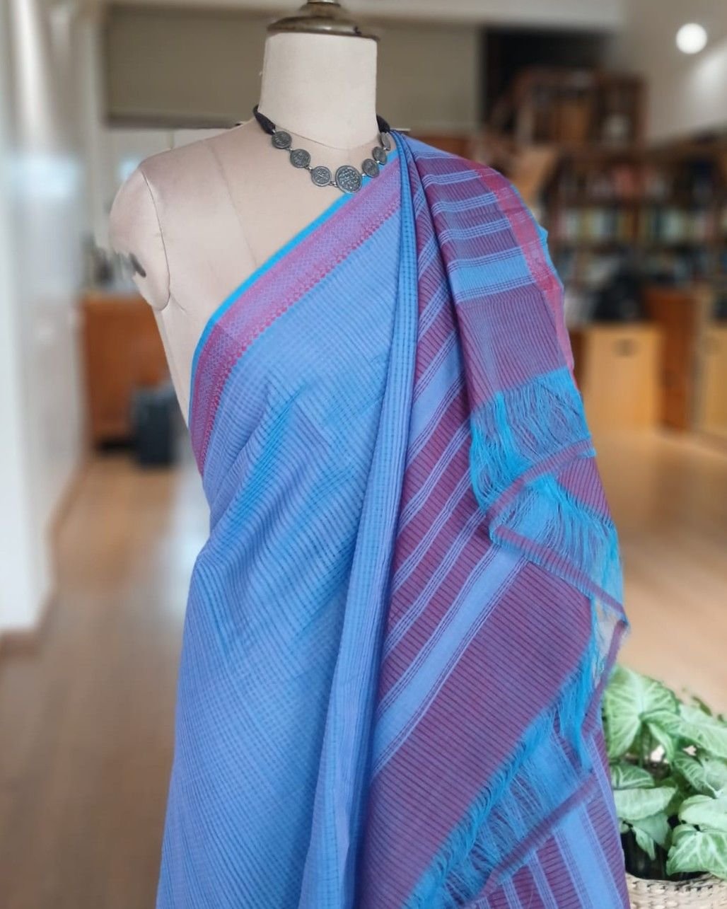 Mangalagiri Handweave Cotton Saree - (MHCS0021) - Image 6