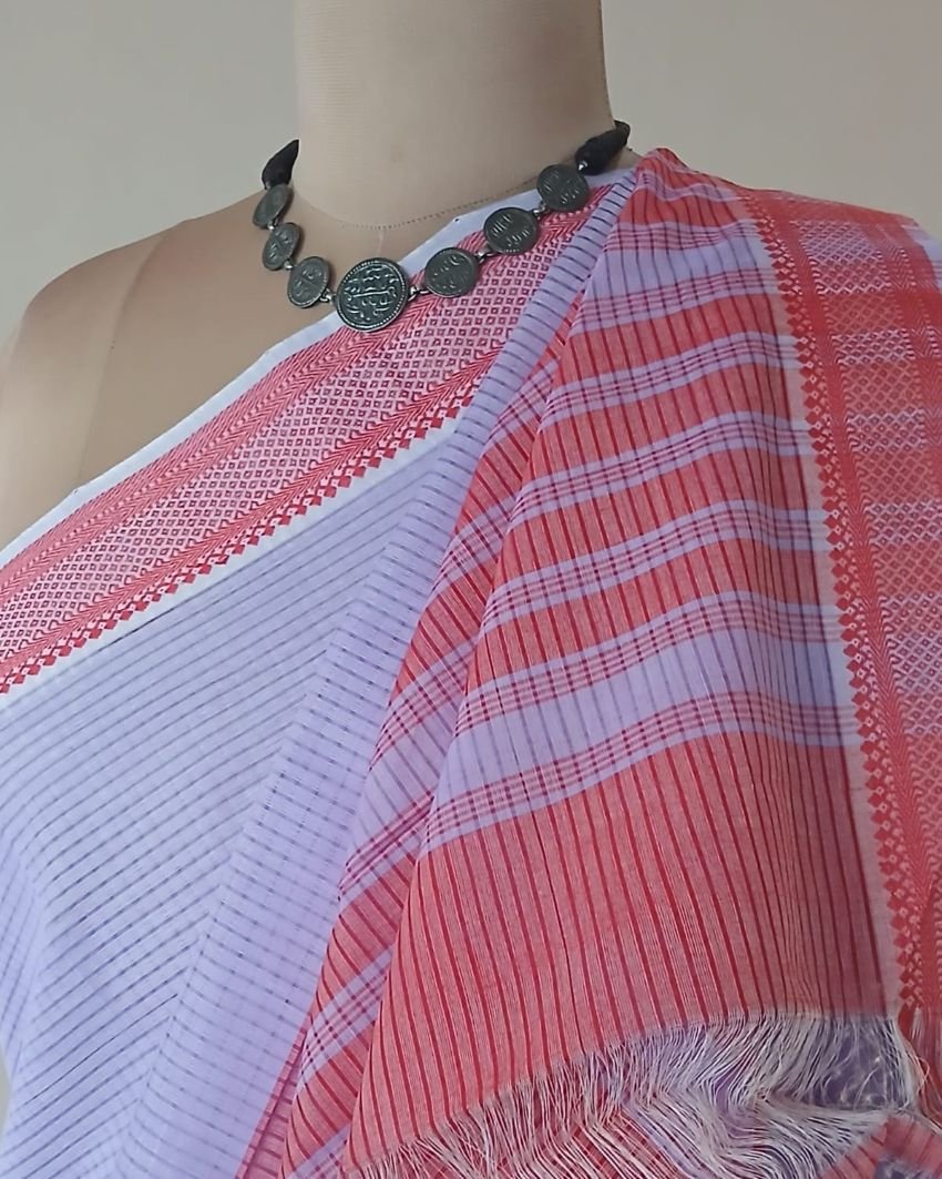 Mangalagiri Handweave Cotton Saree - (MHCS0013) - Image 6
