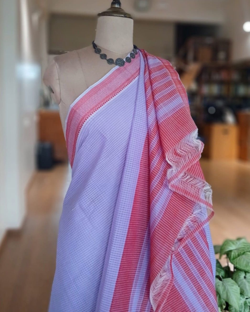 Mangalagiri Handweave Cotton Saree - (MHCS0013) - Image 7