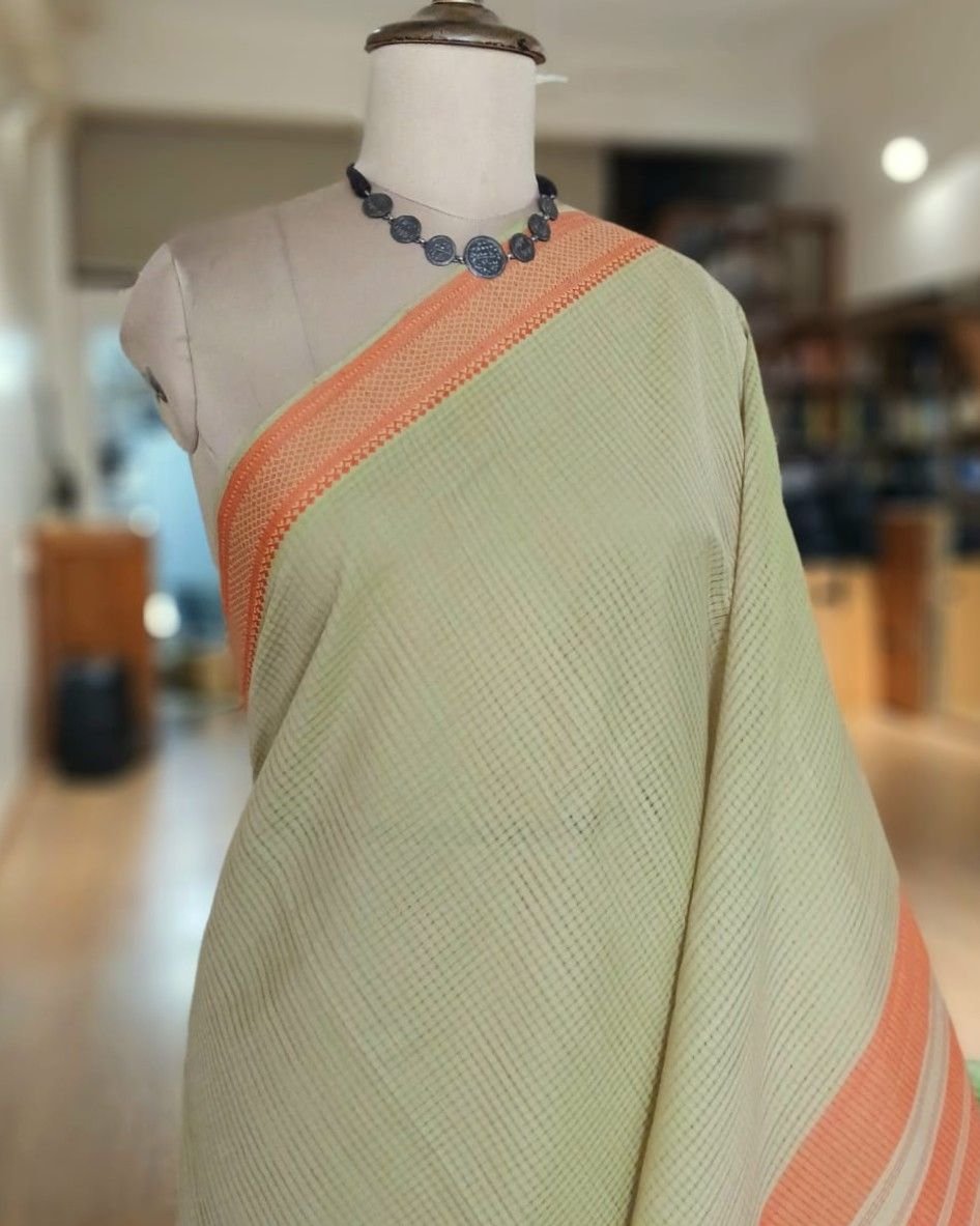 Mangalagiri Handweave Cotton Saree - (MHCS0010) - Image 3