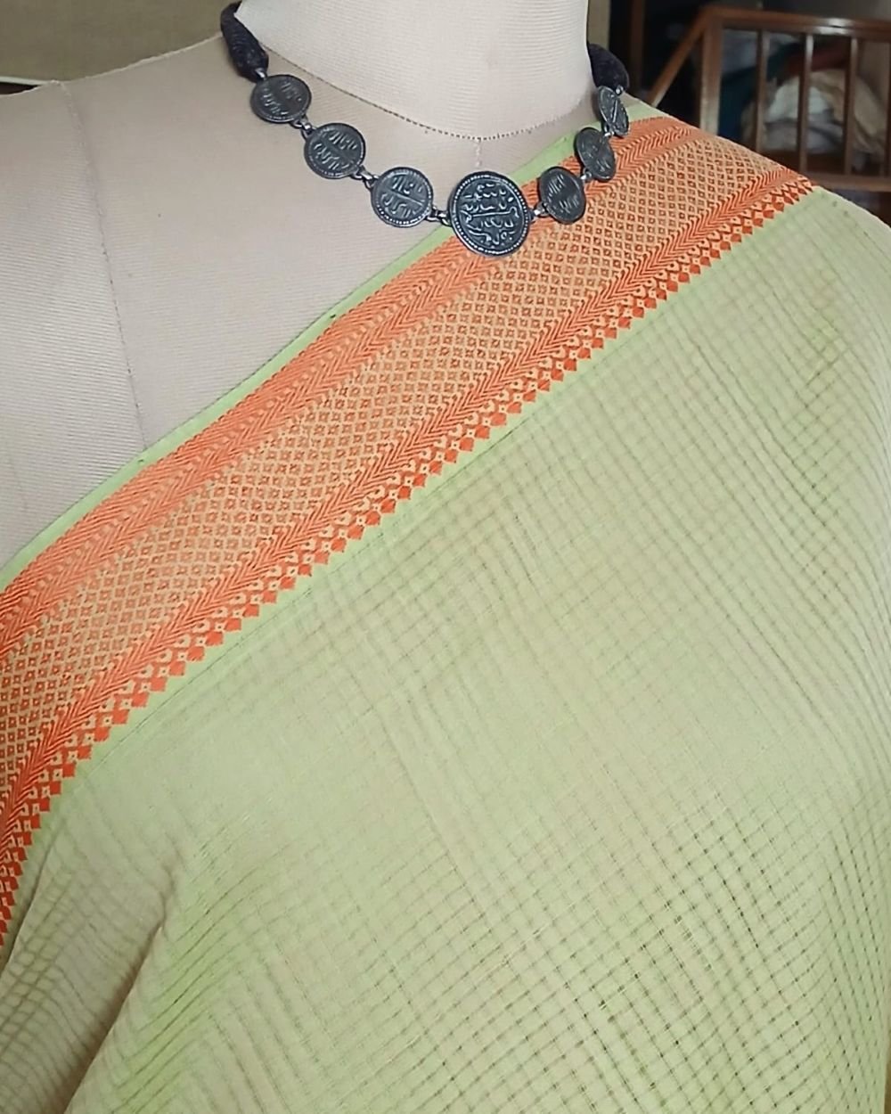 Mangalagiri Handweave Cotton Saree - (MHCS0010) - Image 4