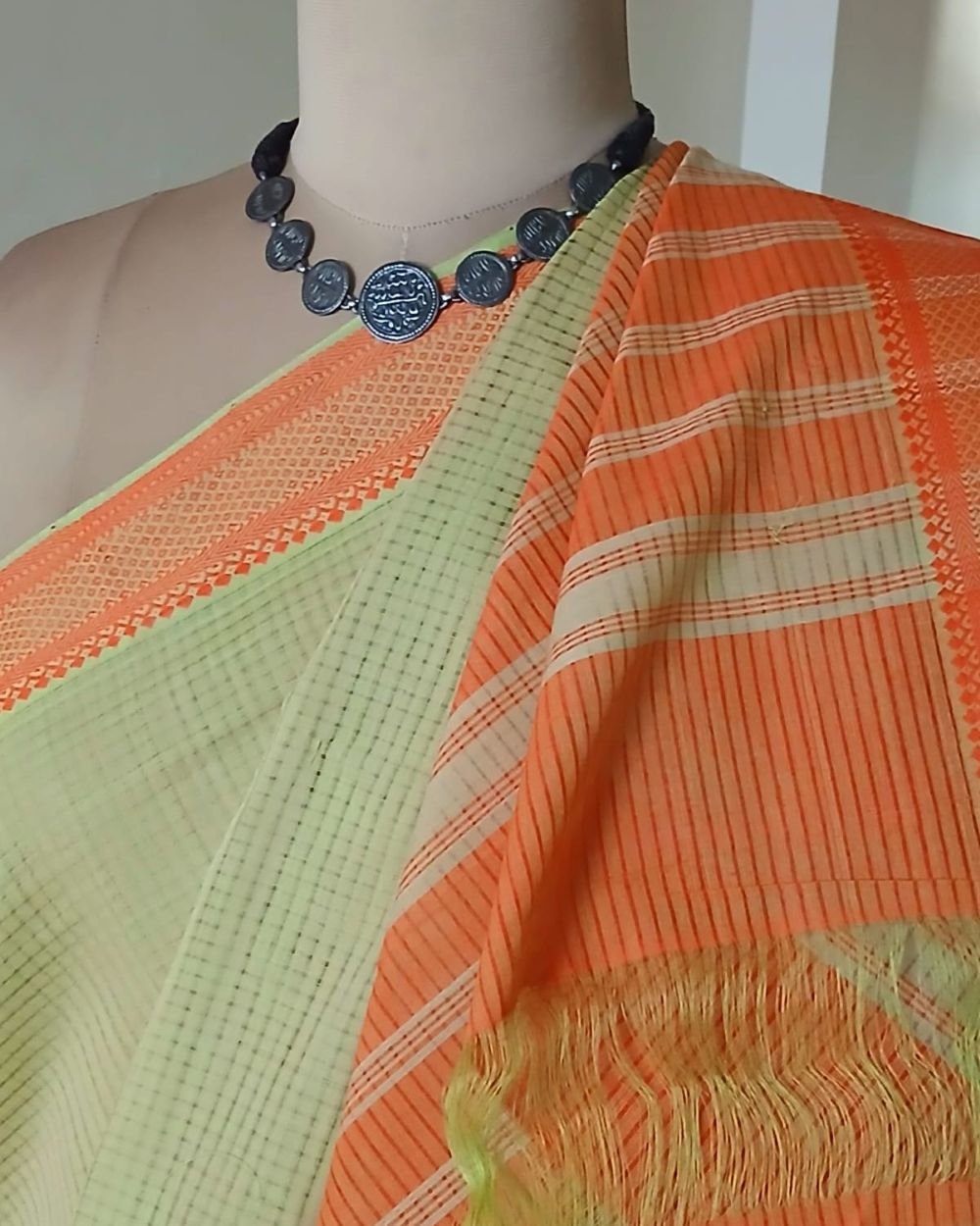 Mangalagiri Handweave Cotton Saree - (MHCS0010) - Image 7