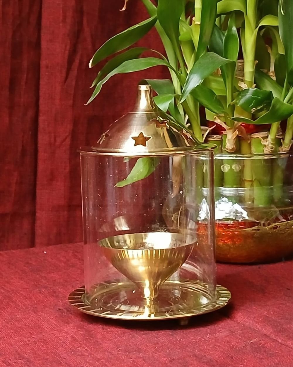 Akhand Jyot Diya from Kutch - Small -(AJDK0001)