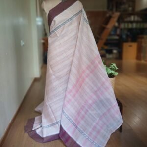 Handloom Cotton Saree from Narayanpet in Telangana – (HCSN1020)