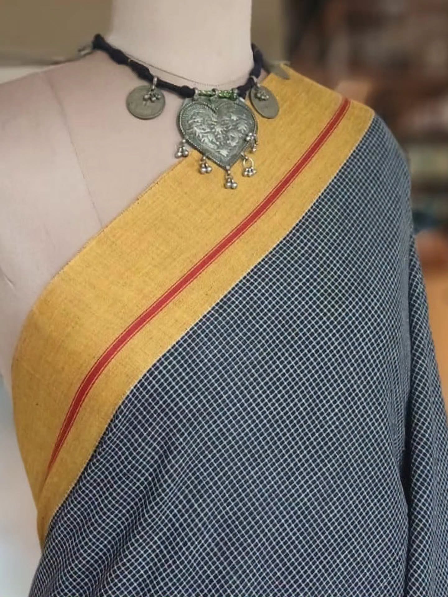 Pattedanchu Saree from Karnataka – (PATS0026) - Image 4
