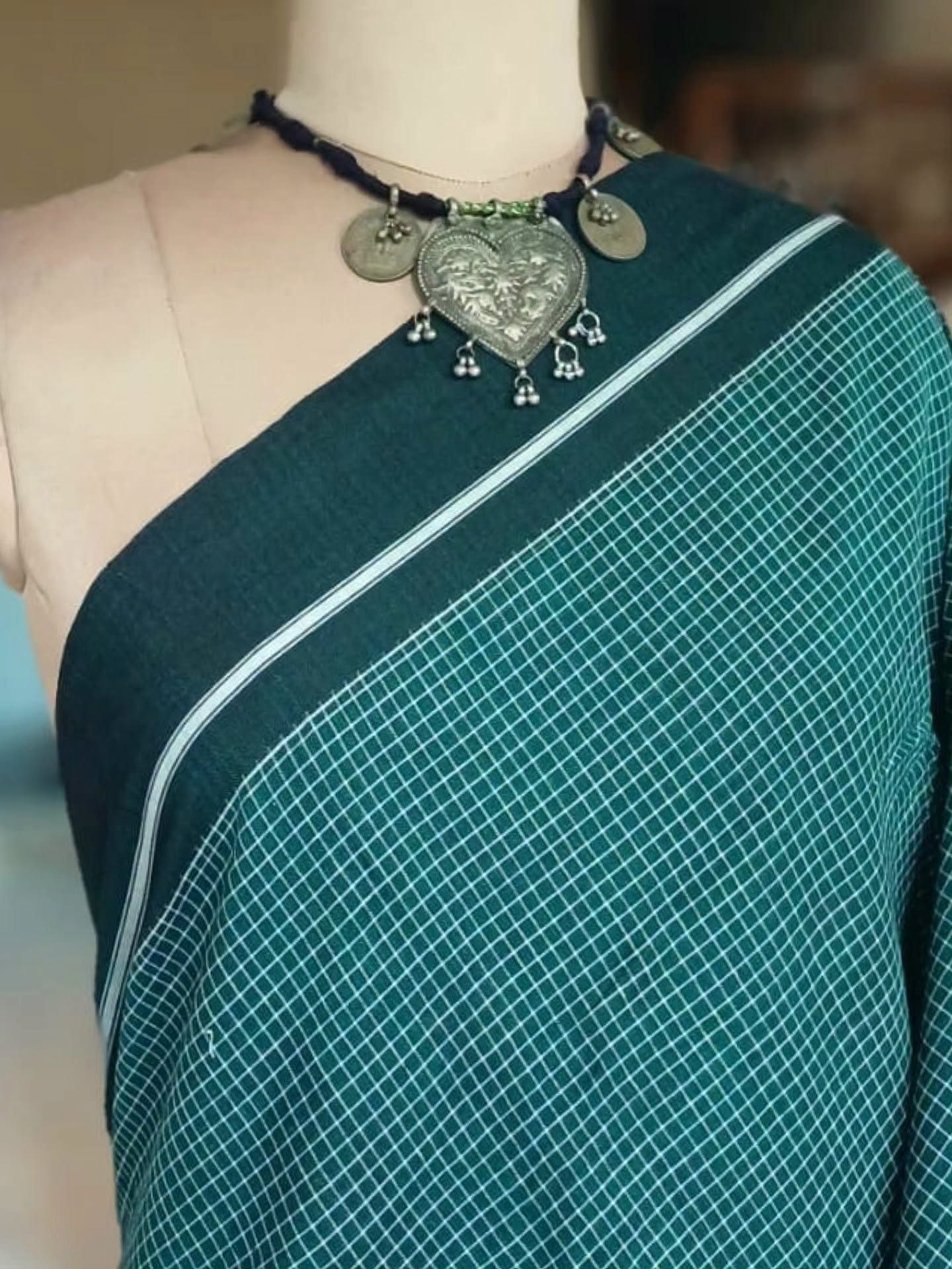 Pattedanchu Saree from Karnataka – (PATS0031) - Image 4