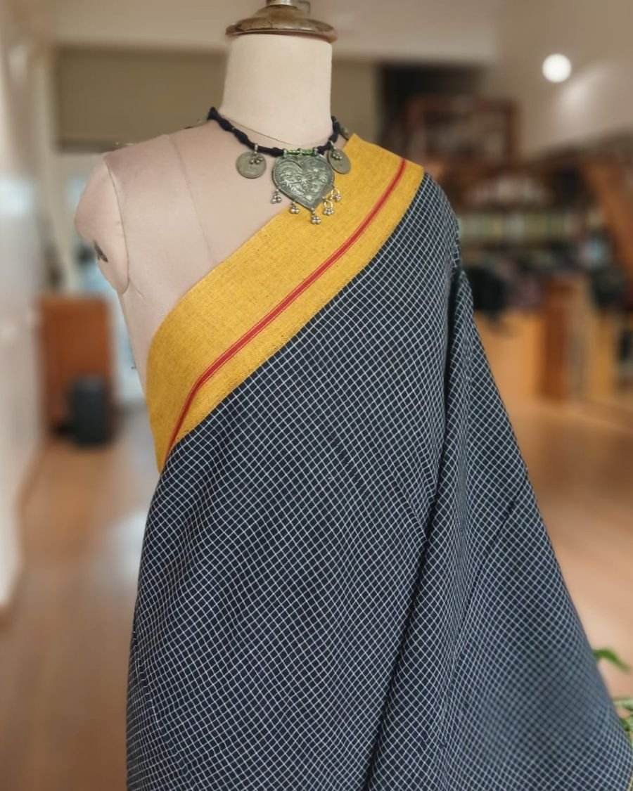 Pattedanchu Saree from Karnataka – (PATS0032) - Image 2