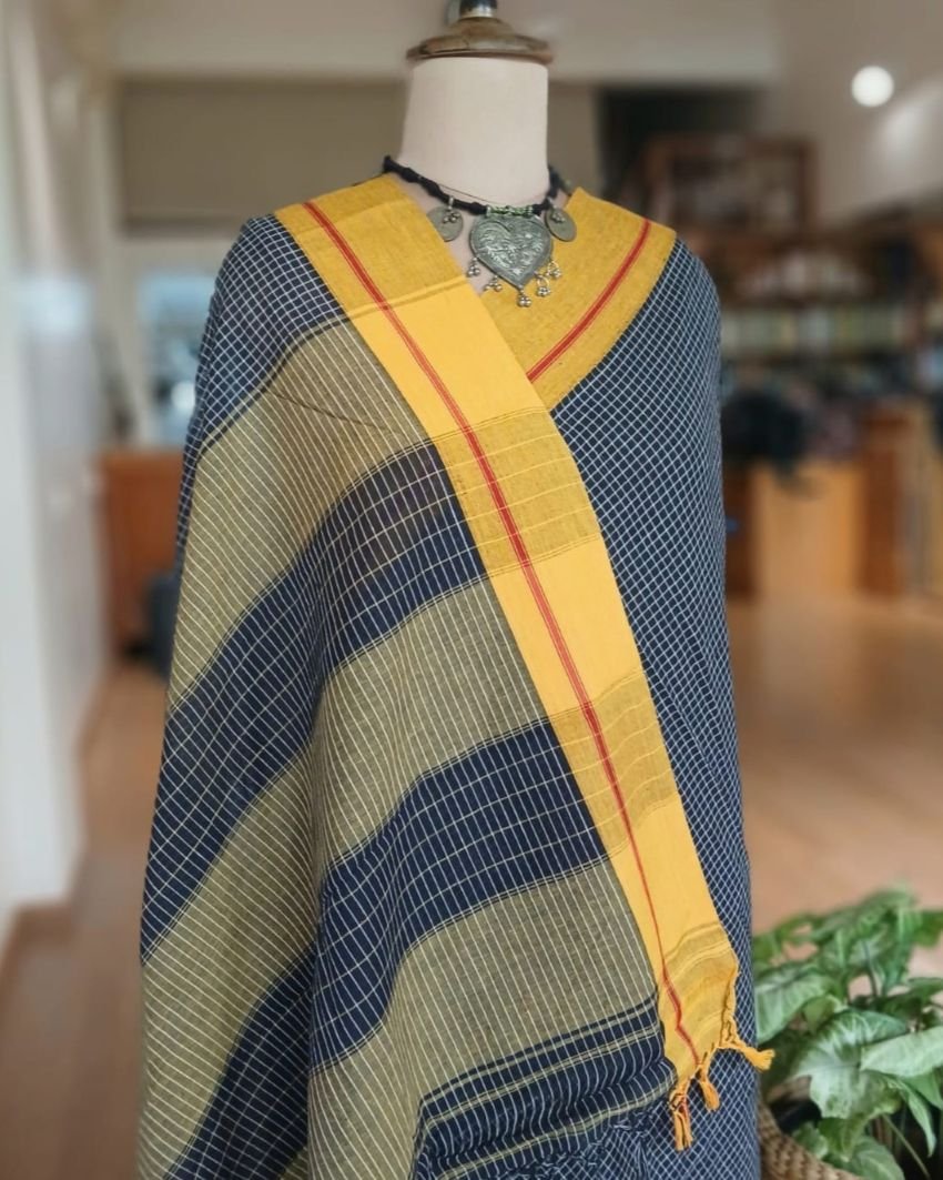 Pattedanchu Saree from Karnataka – (PATS0032) - Image 3