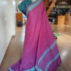 Handwoven Soft Cotton Saree from Rajahmundry – (HSCS0022)