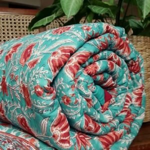 Handblock Print Reversible Double Razai - (HPRR0001)