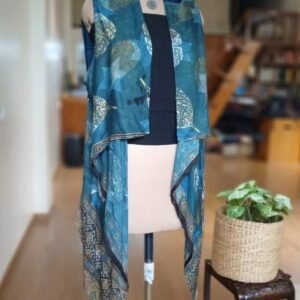 Ajrakh Modal Silk Shrug - (ASMS0001)