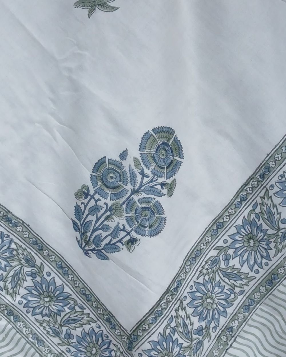 Reversible Soft Single Dohar in Mul Cotton – (MCSD1021) - Image 2