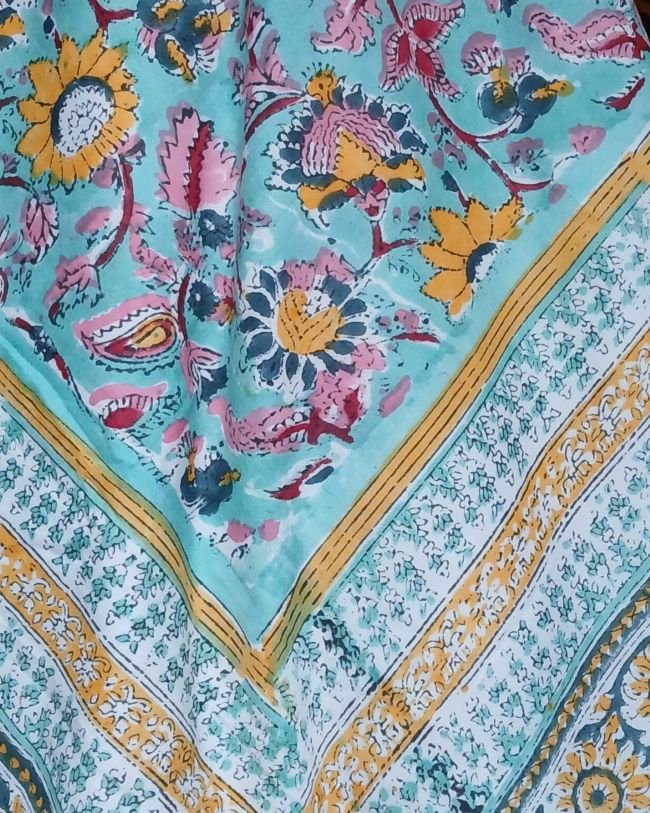 Reversible Soft Single Dohar in Mul Cotton – (MCSD1023) - Image 2