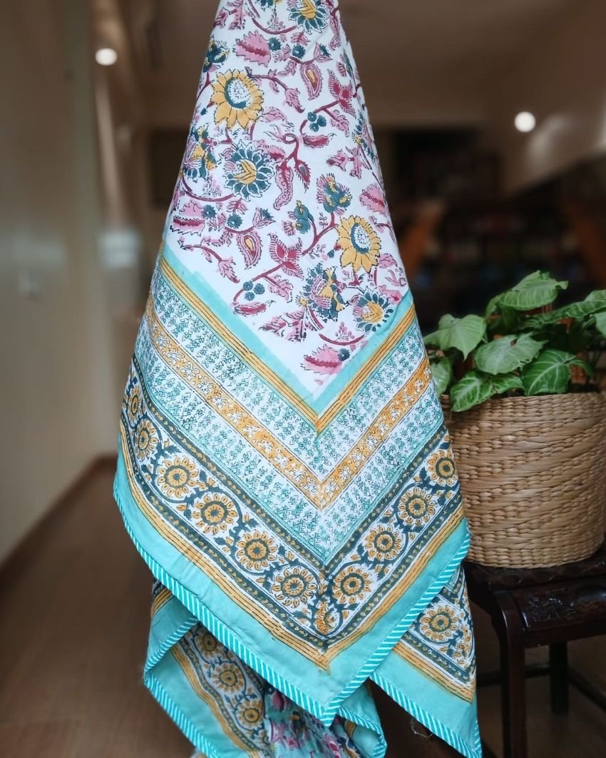 Reversible Soft Single Dohar in Mul Cotton – (MCSD1023) - Image 3