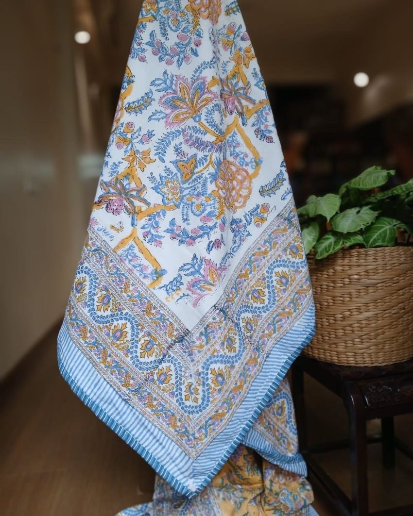 Reversible Soft Single Dohar in Mul Cotton – (MCSD1024) - Image 3