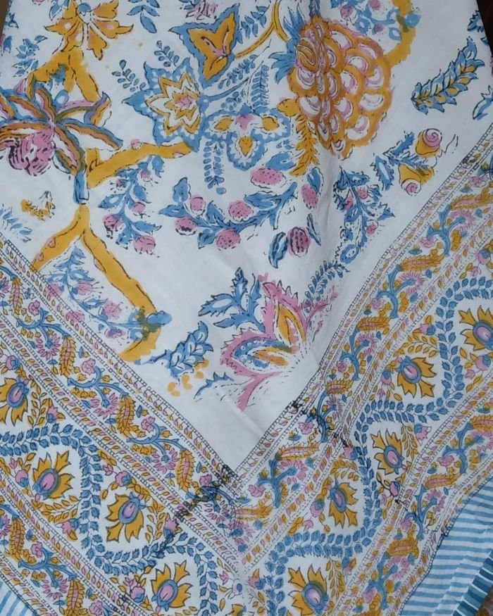 Reversible Soft Single Dohar in Mul Cotton – (MCSD1024) - Image 4