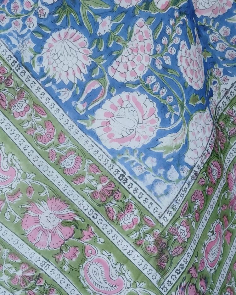 Reversible Soft Single Dohar in Mul Cotton – (MCSD1025) - Image 2