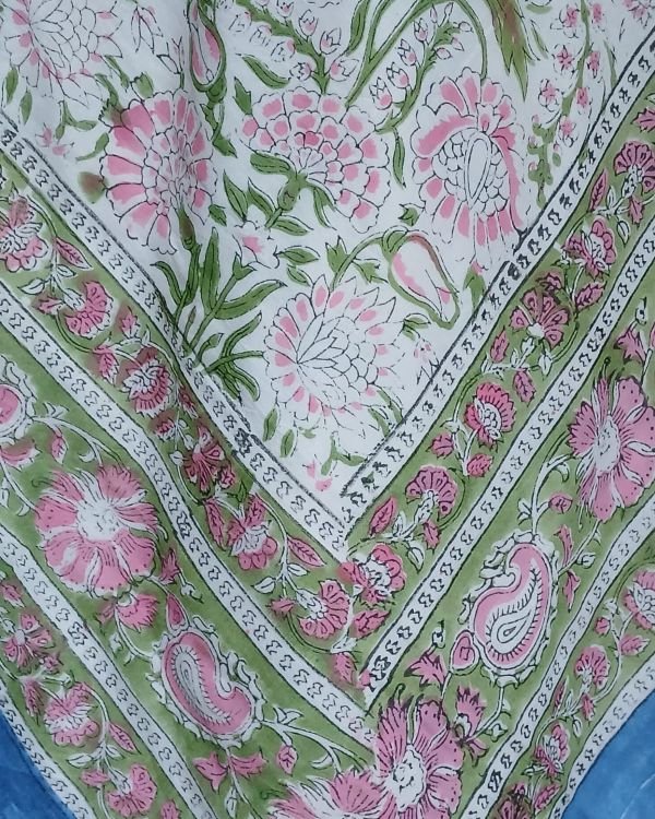 Reversible Soft Single Dohar in Mul Cotton – (MCSD1025) - Image 3