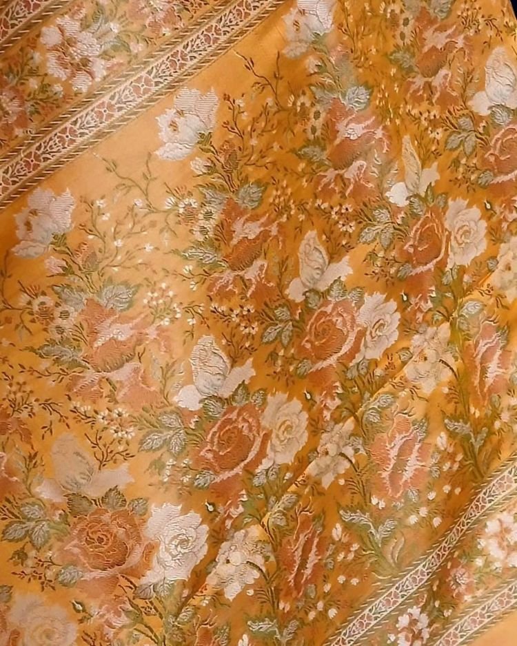 Banarasi Tanchoi Tehri Jamavar Silk Saree – (BTTJ0016) - Image 6