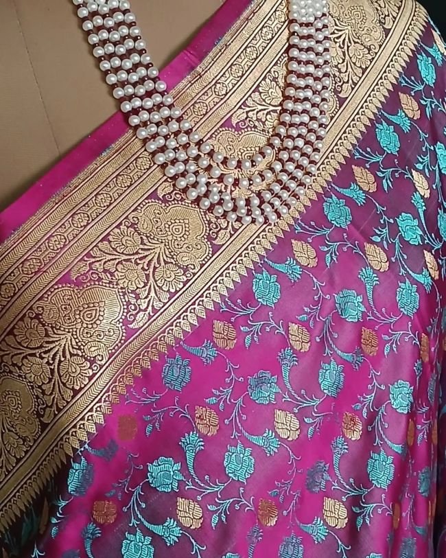 Banarasi Tanchoi Saree – (BTTJ0012) - Image 2
