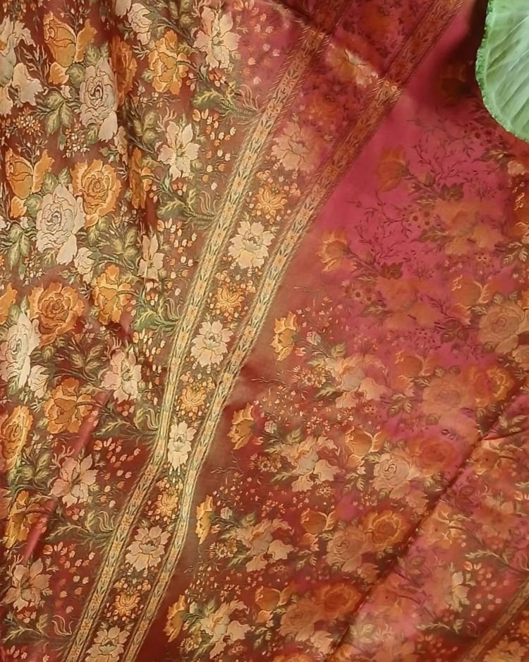 Banarasi Tanchoi Tehri Jamavar Silk Saree – (BTTJ0018) - Image 4