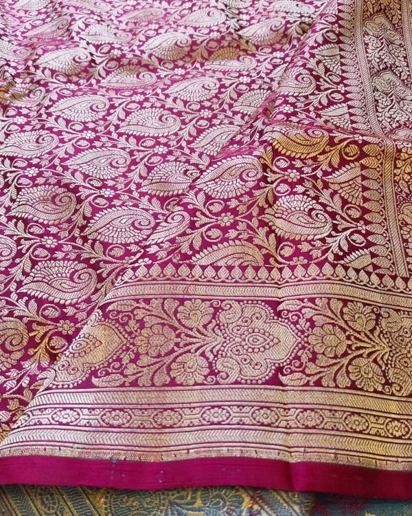 Banarasi Tanchoi Saree – (BTTJ0012) - Image 5