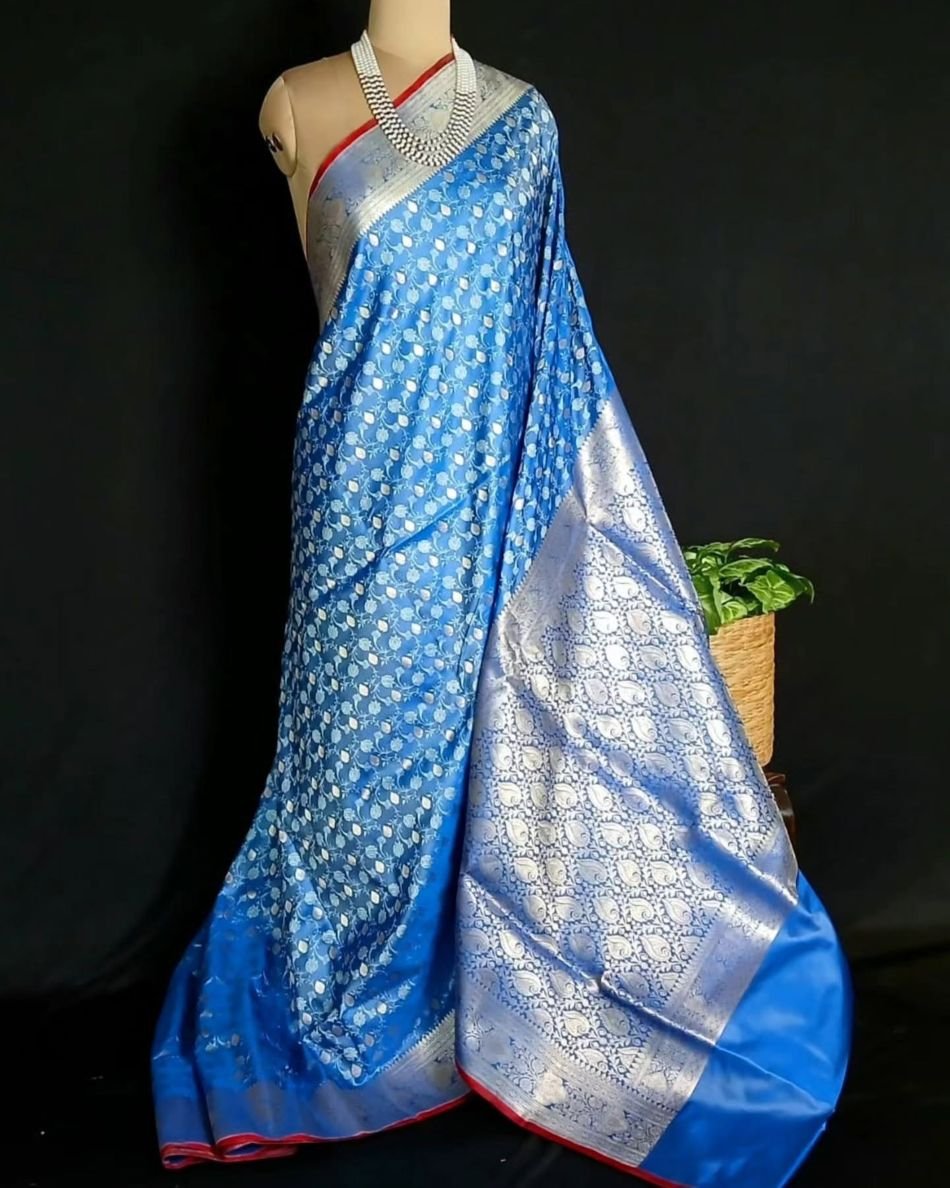 Banarasi Tanchoi Saree – (BTTJ0013)