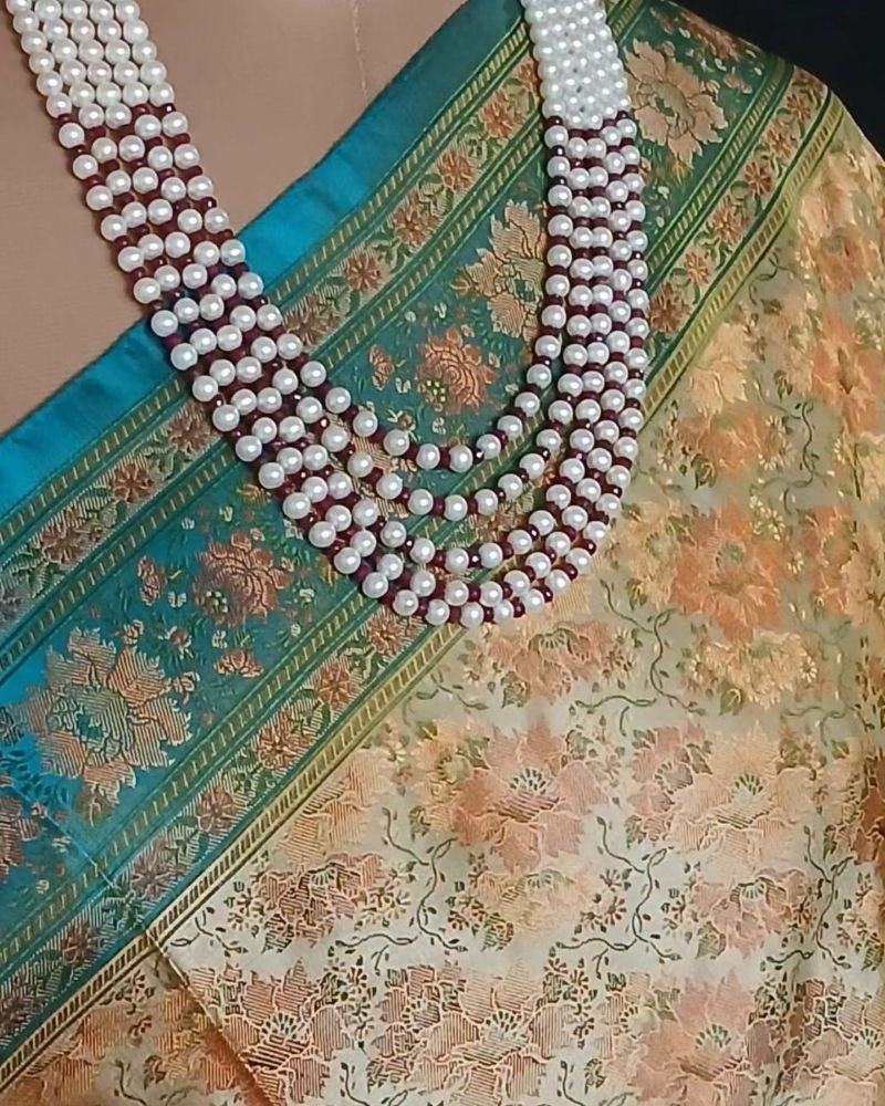 Banarasi Tanchoi Tehri Jamavar Silk Saree – (BTTJ0019) - Image 3