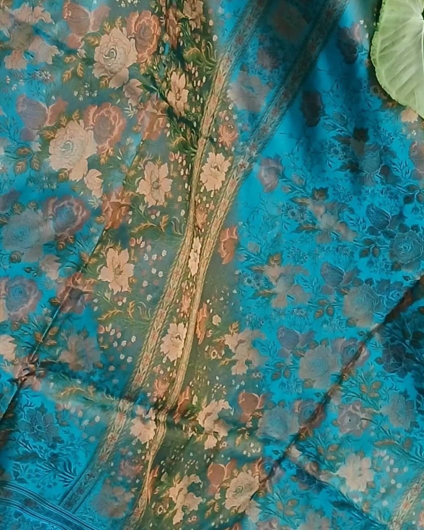 Banarasi Tanchoi Tehri Jamavar Silk Saree – (BTTJ0019) - Image 4