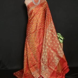 Banarasi Tehri Tanchoi Saree – (BTTJ0023)