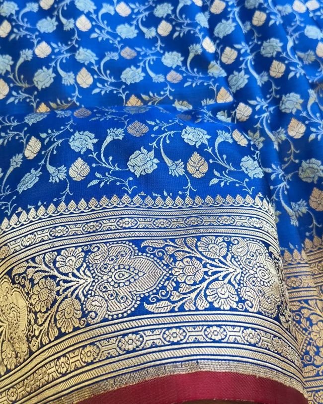 Banarasi Tanchoi Saree – (BTTJ0013) - Image 4