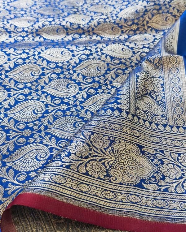 Banarasi Tanchoi Saree – (BTTJ0013) - Image 5