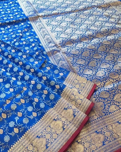 Banarasi Tanchoi Saree – (BTTJ0013) - Image 6
