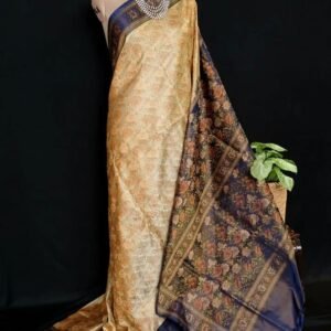 Banarasi Tanchoi Tehri Jamavar Silk Saree – (BTTJ0020)