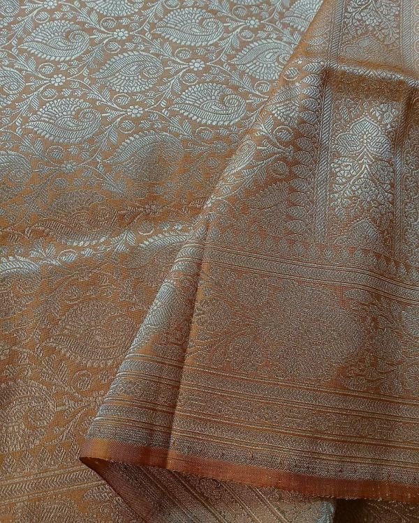 Banarasi Tanchoi Saree – (BTTJ0014) - Image 5
