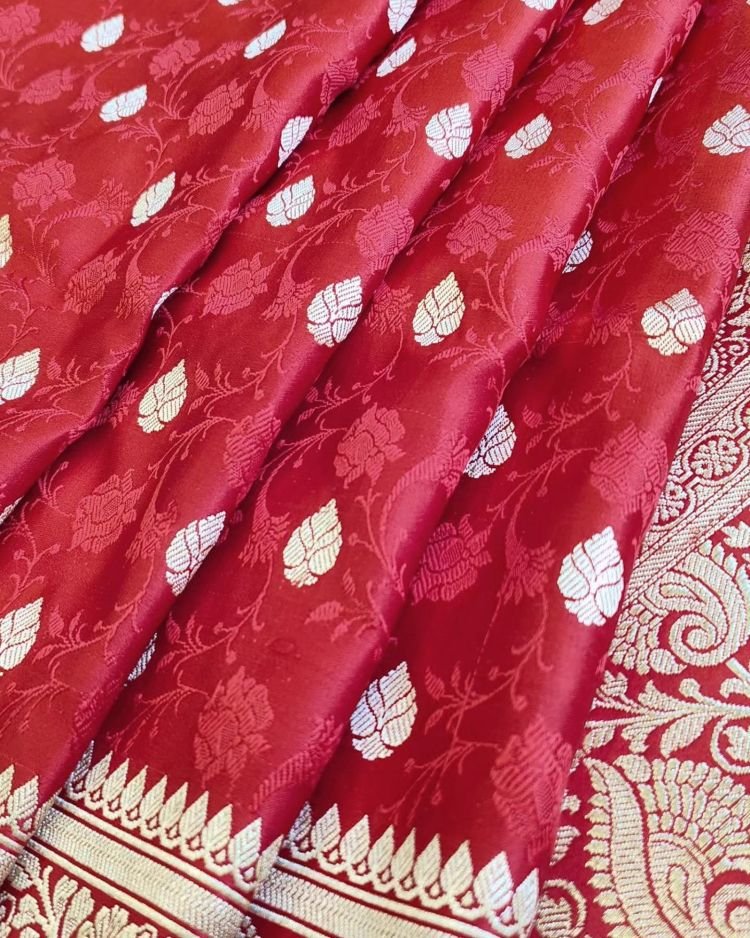 Banarasi Tanchoi Saree – (BTTJ0015) - Image 3