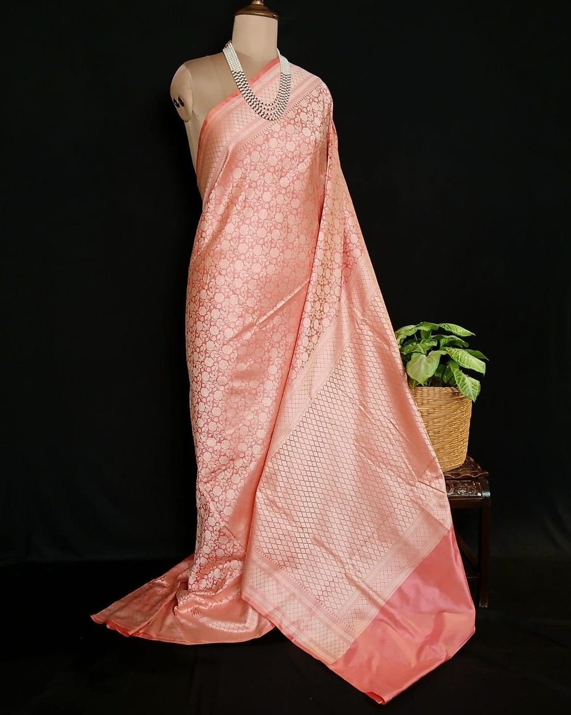 Grand Resham Banarasi in Pure Silk Saree - (RBSS0001)
