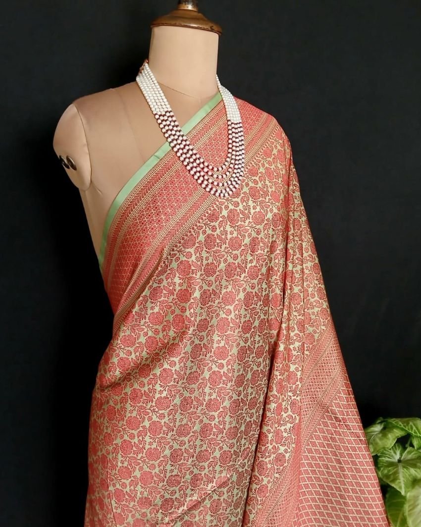 Grand Resham Banarasi in Pure Silk Saree - (RBSS0004) - Image 2