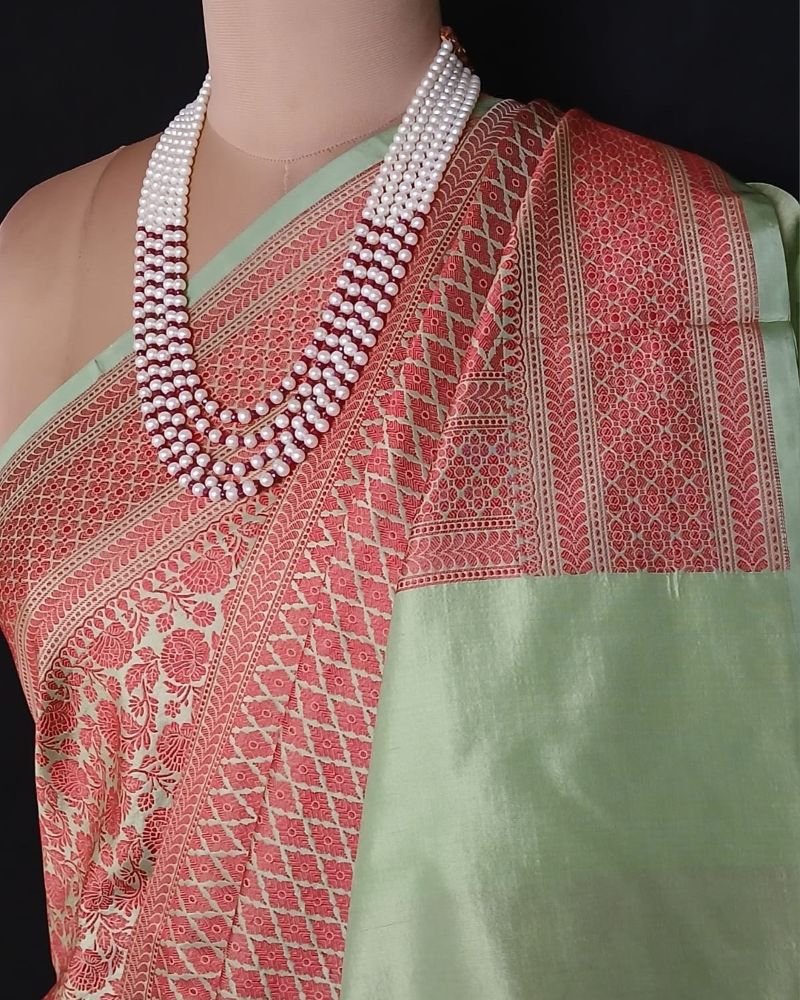 Grand Resham Banarasi in Pure Silk Saree - (RBSS0004) - Image 6