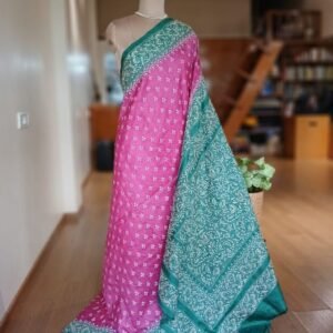 PadmaShree Takdira Begum’s Tussar Silk Kantha Saree - (TSKS0015)