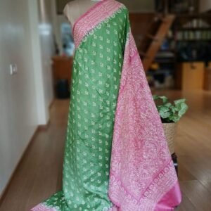 PadmaShree Takdira Begum’s Tussar Silk Kantha Saree - (TSKS0017)