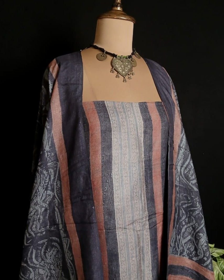 Two-Piece Salwar Sets in Pure Tussar Silk – (TPSS0001) - Image 7