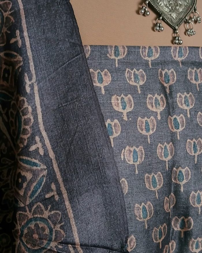 Two-Piece Salwar Sets in Pure Tussar Silk – (TPSS0003) - Image 5
