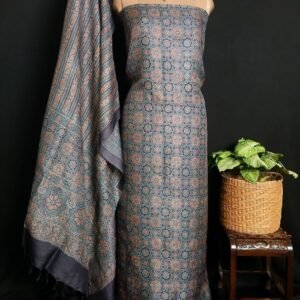 Two-Piece Salwar Sets in Pure Tussar Silk – (TPSS0005)